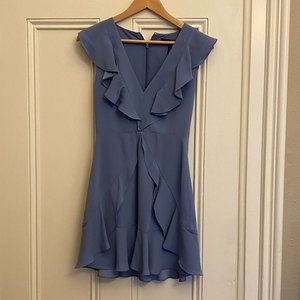 BCBG Blue Cocktail Dress Size O EUC